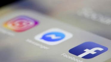 Facebook, Messenger and Instagram apps are are displayed on an iPhone in New York. Facebook co-founder Chris Hughes says it’s time to break up the social media behemoth. (AP)