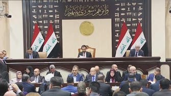 عراقی پارلیمنٹ کے در ودیوار پر قاسم سلیمانی کی تصاویر کی بھرمار