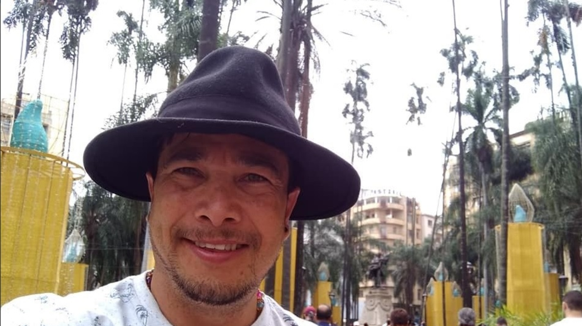 Mauricio Lezama, colombian film-maker who was shot while filming (twitter)