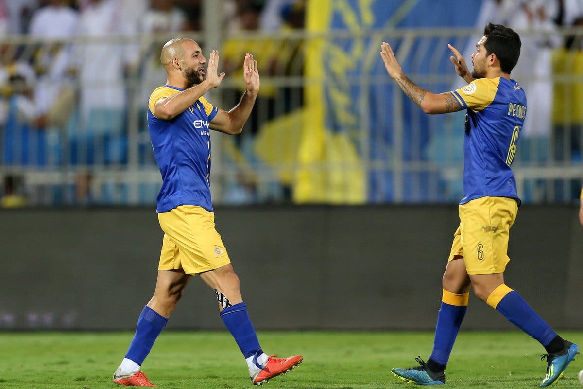 لقاء سابق في الدوري لفريق النصر