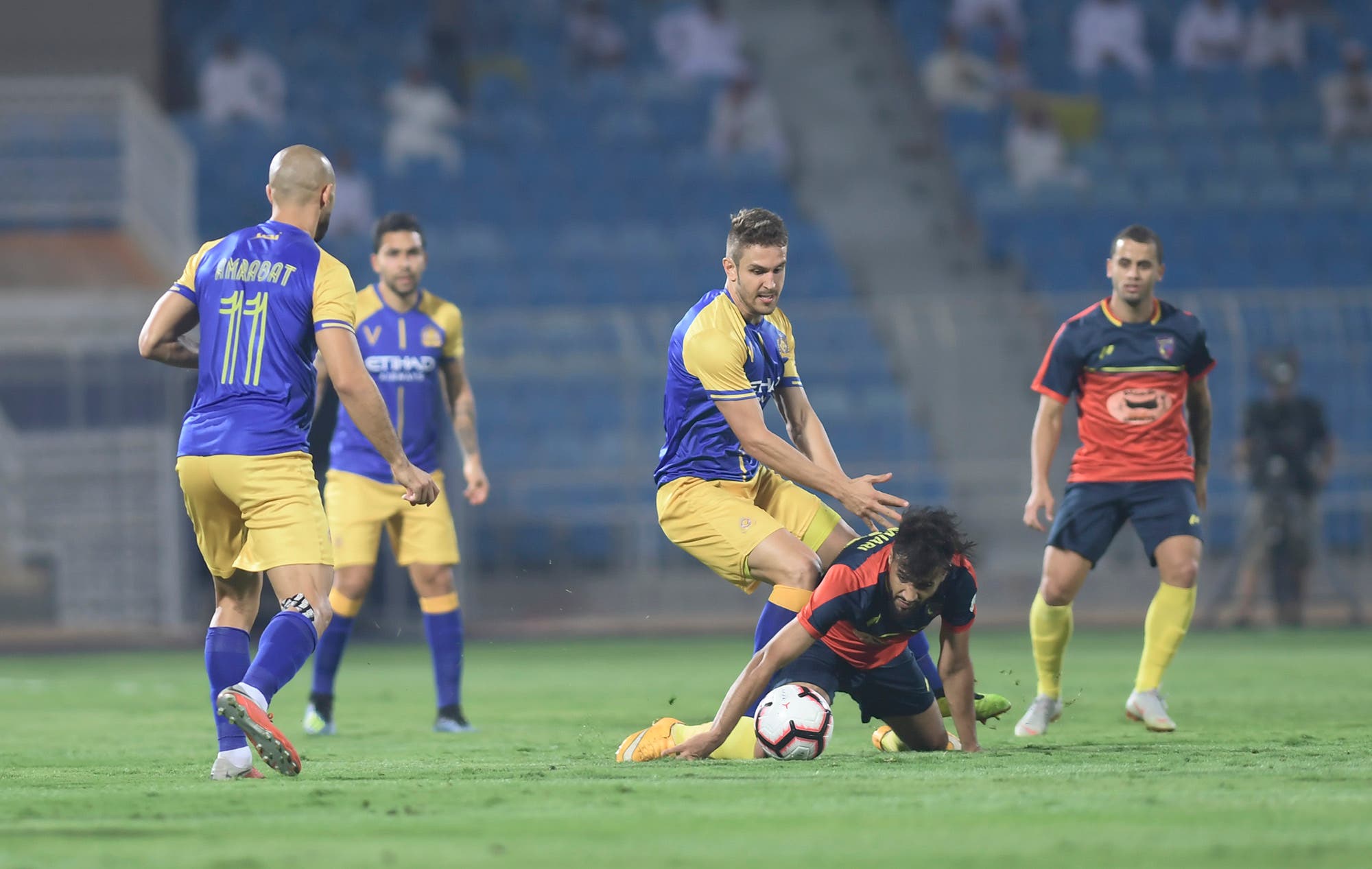 مواجهة الدور الأول بين النصر والحزم