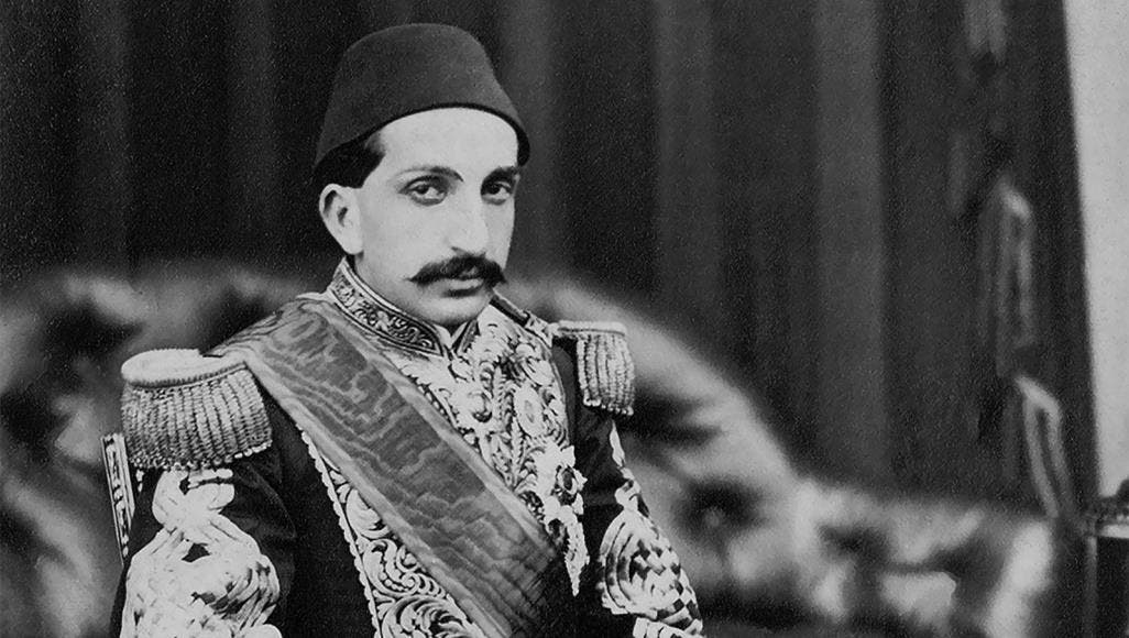 صورة للحاكم التركي عبد الحميد الثاني