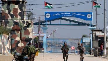 Hamas security forces stand guard at Erez border crossing into Israel, in Beit Hanun, in the northern Gaza Strip on March 26, 2017. (File photo: AFP)