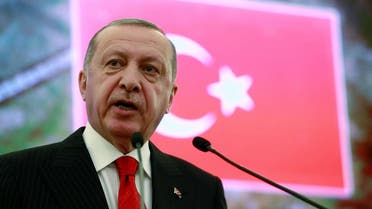 Turkish President Erdogan speaks at North Atlantic Council Mediterranean Dialogue Meeting in Ankara. (Reuters)