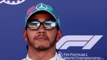 Mercedes' Lewis Hamilton after qualifying. (Reuters)