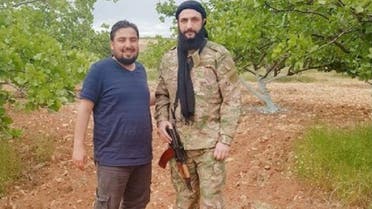 Photographs of Abu Mohammed al-Jolani were first shared on Sunday by Syrian activist and journalist Taher al-Omar. (Social media)