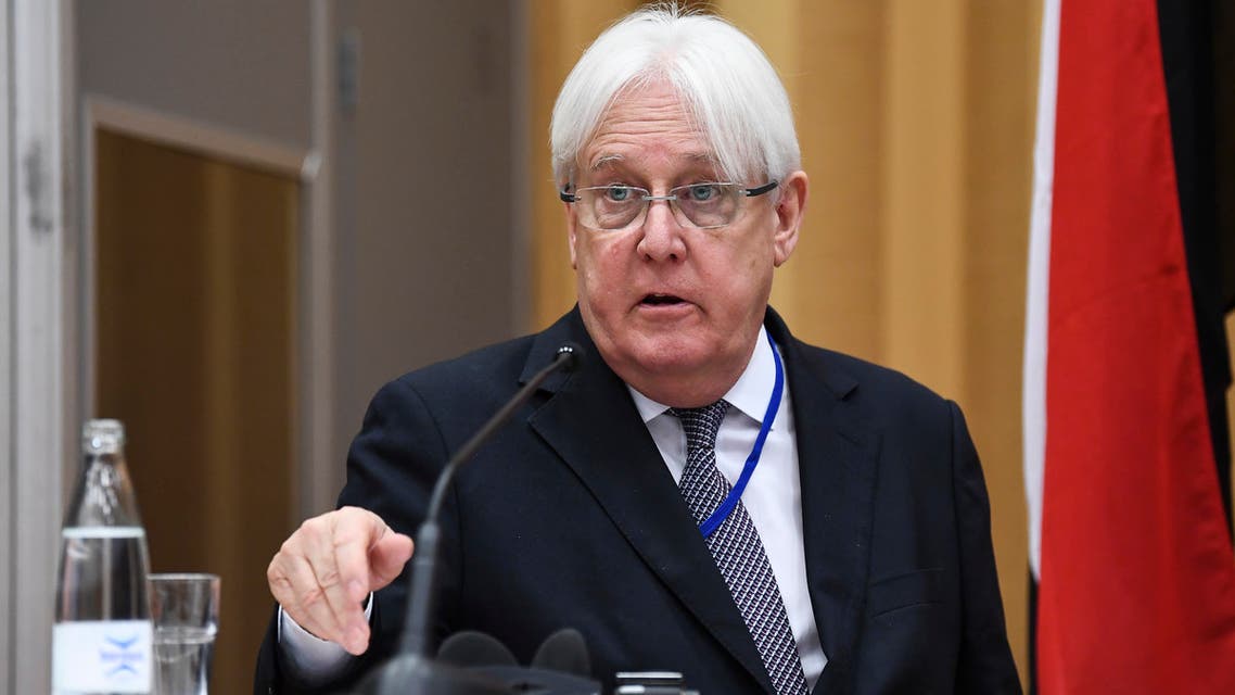 UN special envoy to Yemen Martin Griffiths holds a press conference following the Yemen peace consultations taking place at Johannesberg Castle in Rimbo, north of Stockholm, Sweden, on December 13, 2018. Yemen's government and rebels have agreed to a ceasefire in flashpoint Hodeida, where the United Nations will now play a central role, the UN chief said.