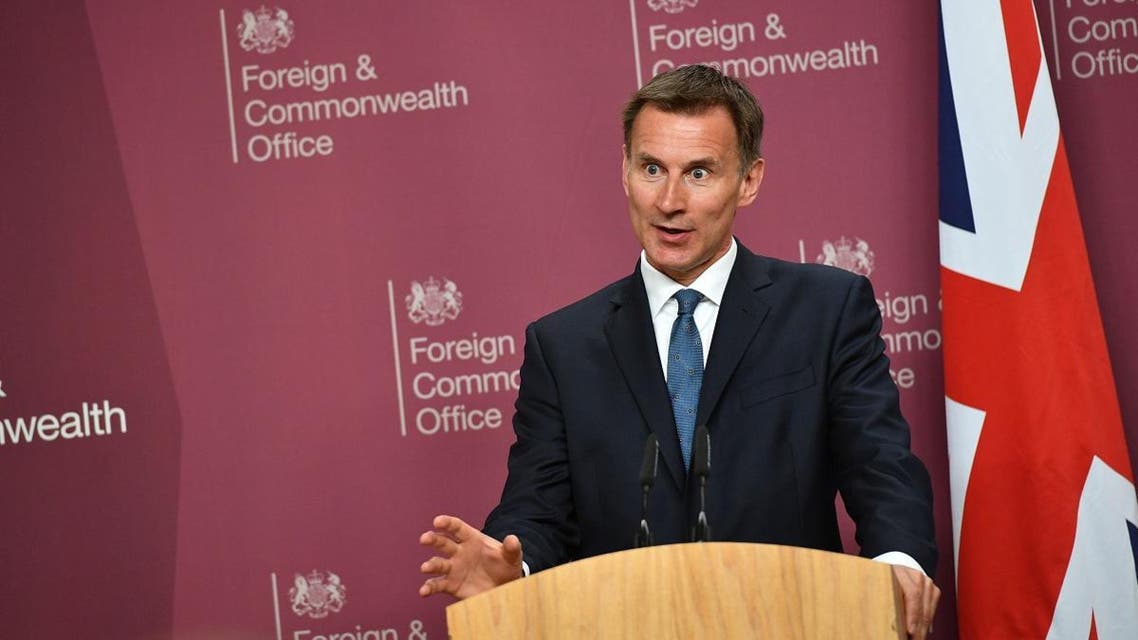 Britain's Foreign Secretary Jeremy Hunt. (AFP)