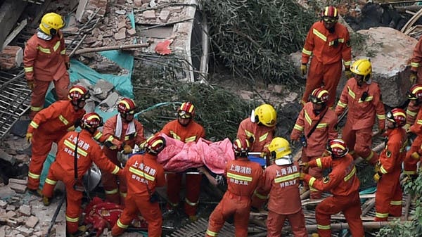 Toll in deadly Shanghai building collapse rises to 10 | Al Arabiya English