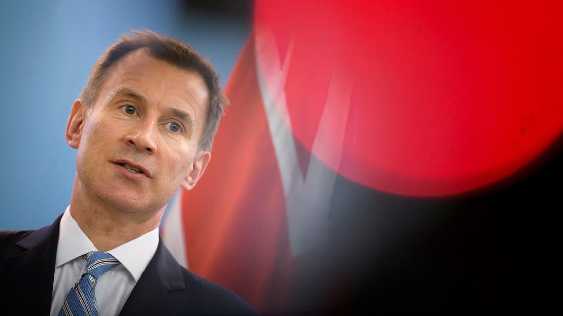 Britain's Foreign Secretary Jeremy Hunt holds a press conference. (File photo: AFP)