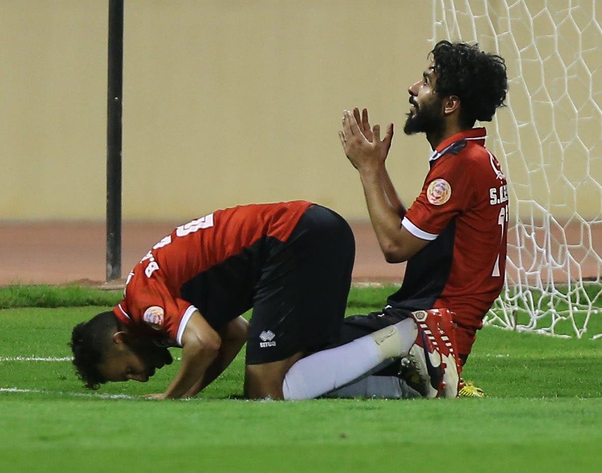 احتفالية الرائد بالهدف الرابع