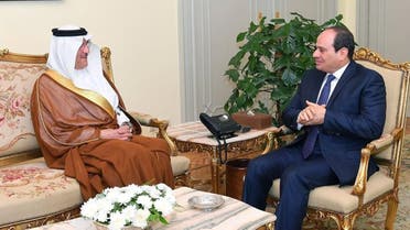 egypt sisi with saudi ambassador 