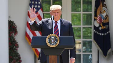 President Trump at the white House, May 16, 2019. (AFP)