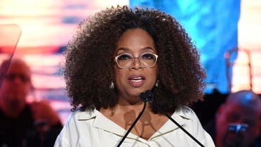 In this May 15, 2019 file photo, Oprah Winfrey speaks at the Statue of Liberty Museum opening celebration at Battery Park in New York. (AP)