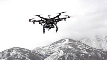 Members of the Box Elder County Sheriff’s Office fly their search and rescue drone during a demonstration in Utah on Feb. 13, 2014. (AP)