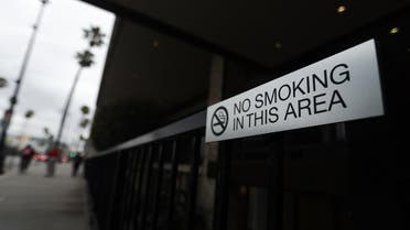 Beverly Hills no smoking sign. (AFP)
