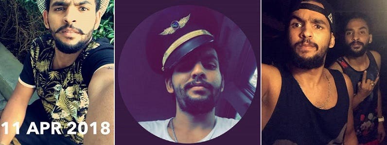 صور في الحساب الفيسبوكي للسعودي المقيم في الفلبين عبد الله الشريف