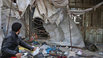 Air raids kill 12 civilians in a market in Syria’s Idlib, says a monitor group