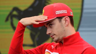 Motor racing: Leclerc fastest as Vettel hits the wall