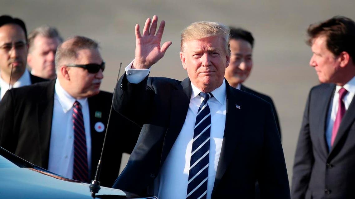 Trump during state visit to Japan, May 2019. (AFP)