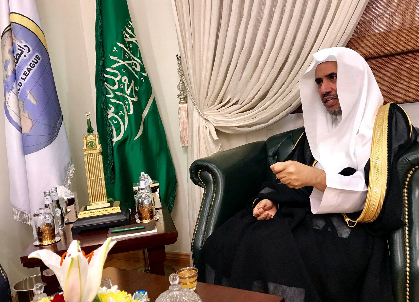 The Secretary-General of the Muslim World League, Dr. Muhammad Al-Issa