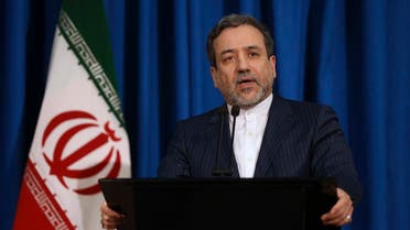 Iran's Deputy Foreign Minister Abbas Araghchi speaks with media in a press conference in Tehran. (File photo: AP)