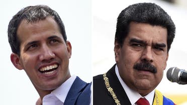 Maduro and Guaido. (AFP)