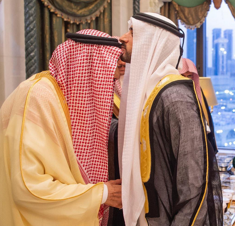 Saudi King, Dubai Crown Prince - Supplied