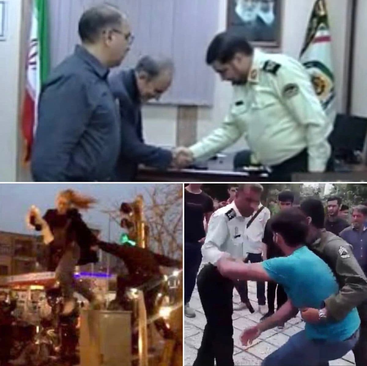 ناشطون قارنوا معاملة الشرطة لنجفي مع الناس العاديين