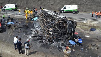 At least 27 dead as bus plunges off road in Mexico