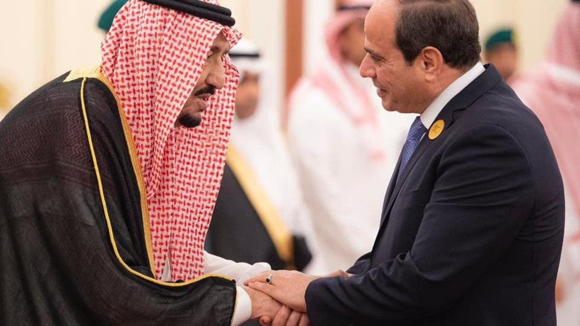 Abdual fatah SISI and Shah Salman