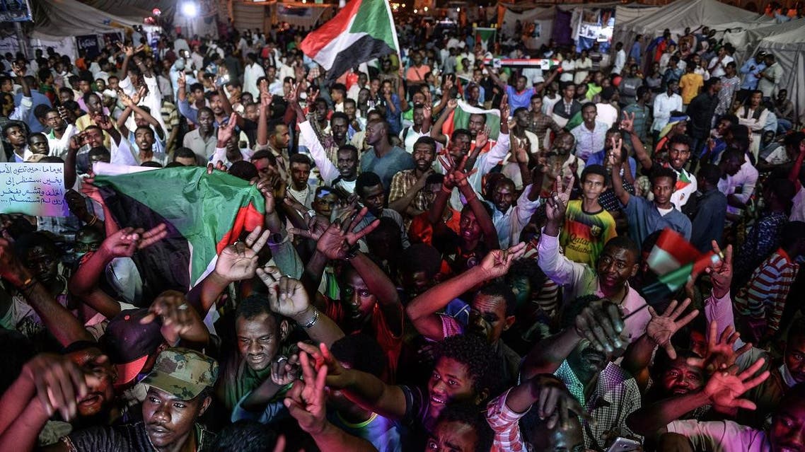 Sudan sit-in. (AFP)