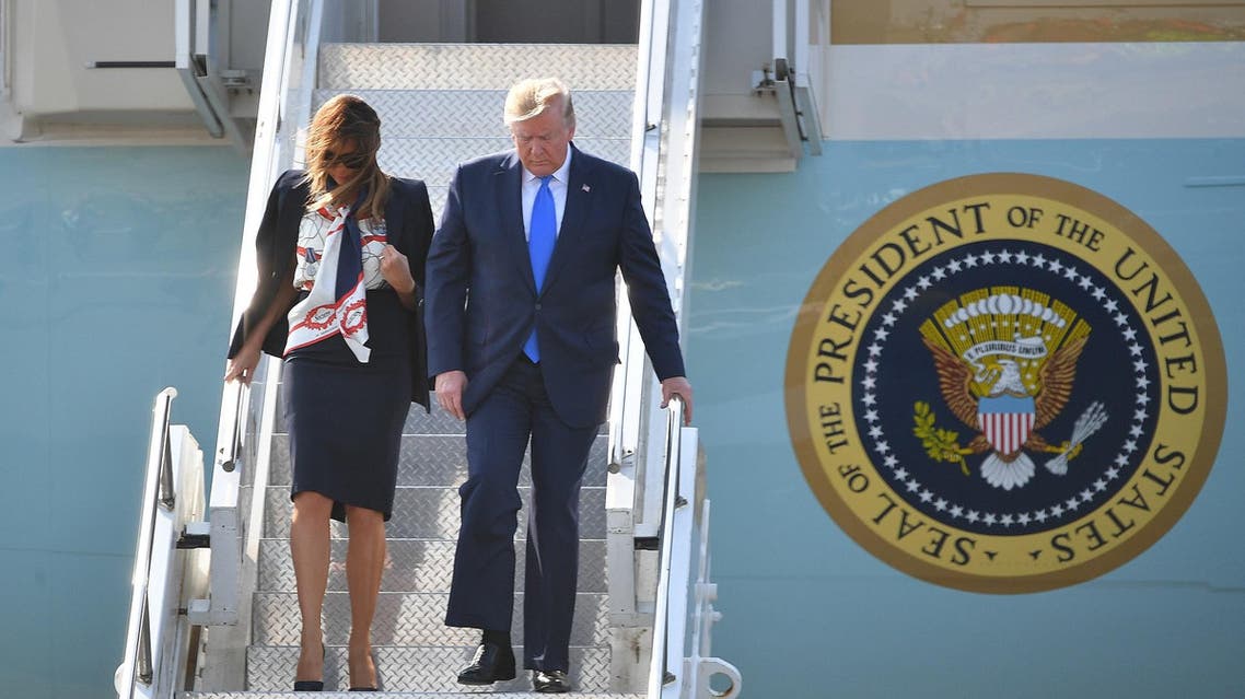 Donald Trump, Melania Trump UK visit - London - AFP
