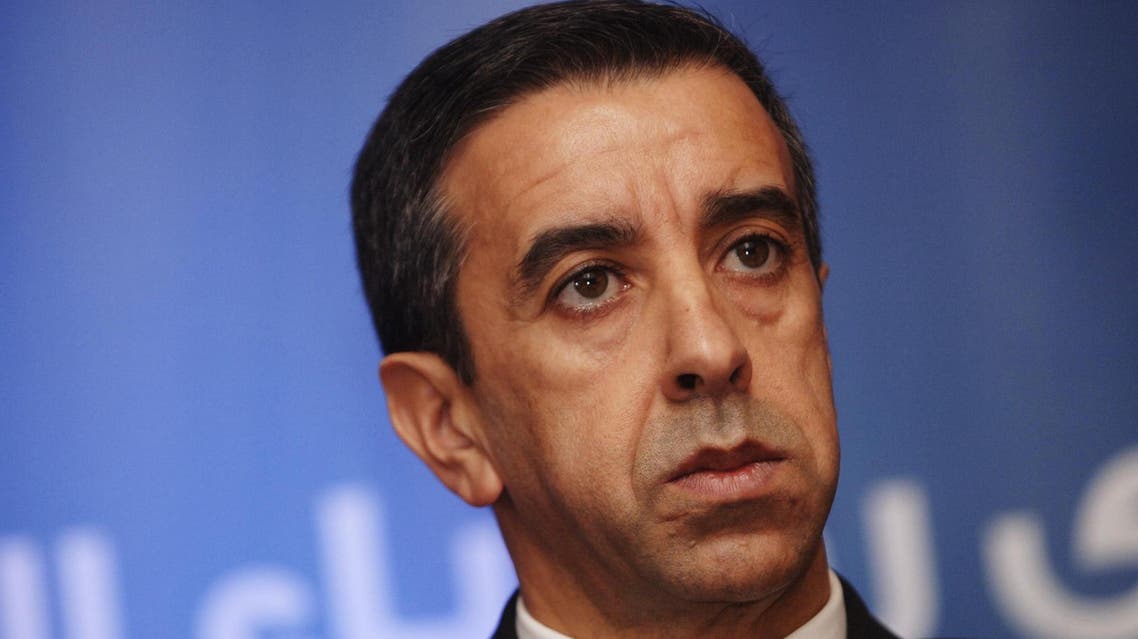 Ali Haddad, who owns Algeria’s largest private construction company, has been detained since his arrest on March 31. (AFP)