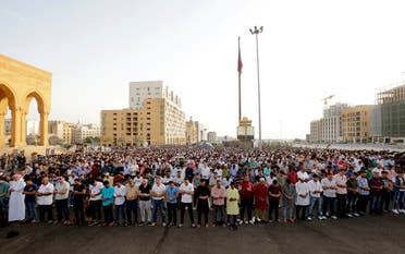 Eid al-Fitr celebration in Beirut, Lebanon June 4, 2019. (AFP)