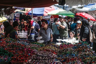 Eid al-Fitr celebration in Gaza June 4, 2019. (AFP)