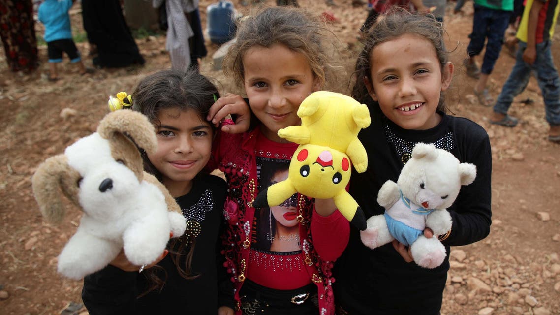 This is the eighth Eid al-Fitr that Syria has spent at war. (AFP)