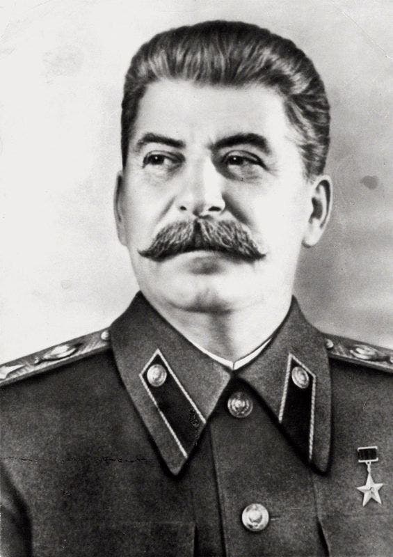 صورة للقائد السوفيتي جوزيف ستالين