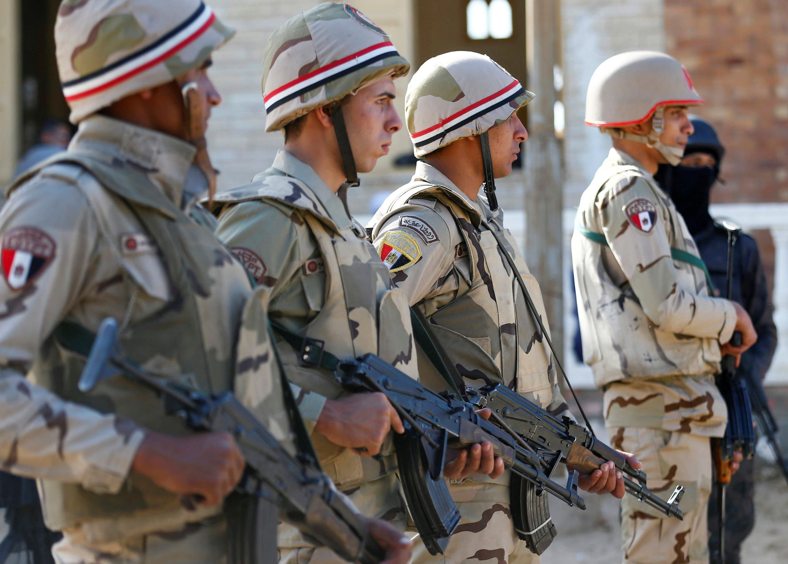 عناصر ارتش مصر در شمال سینا