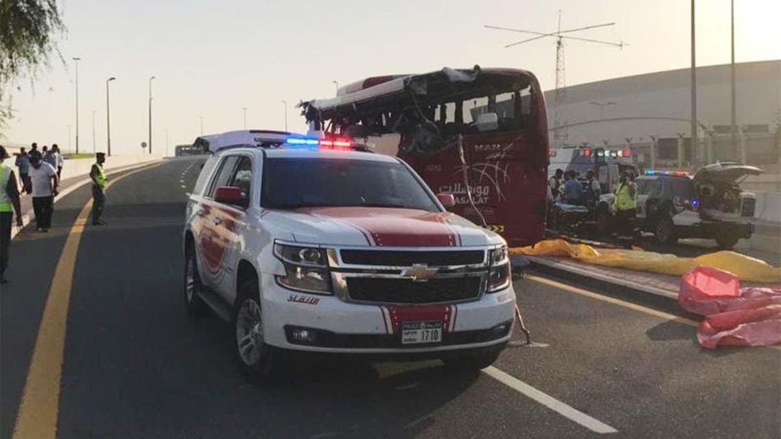 Dubai: road accident 17 dead and many injured