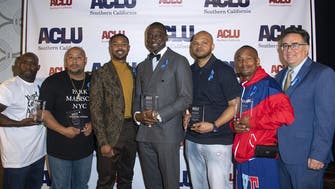 Michael B. Jordan presents Central Park 5 with courage award