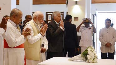 India's Modi visits Sri Lanka AFP
