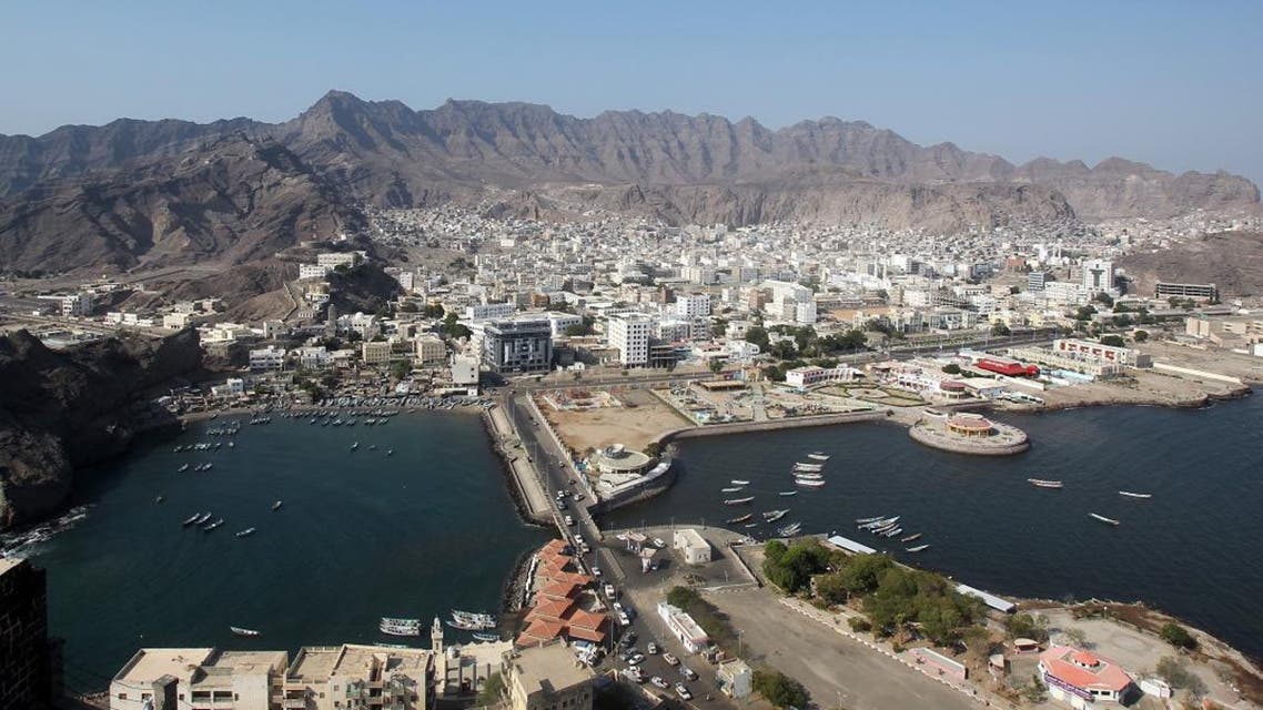 An aerial view of Aden city centre in southern Yemen on November 22, 2010 as the restive country prepares to host the Gulf Cup football tournament amid tight security. AFP