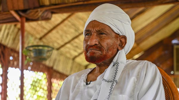 تقارير: تدهور صحة زعيم حزب الأمة السوداني الصادق المهدي