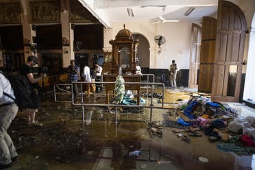 Sri Lanka Churches Attack on St. Anthony's Shrine in Colombo on April 26, 2019. (AFP)
