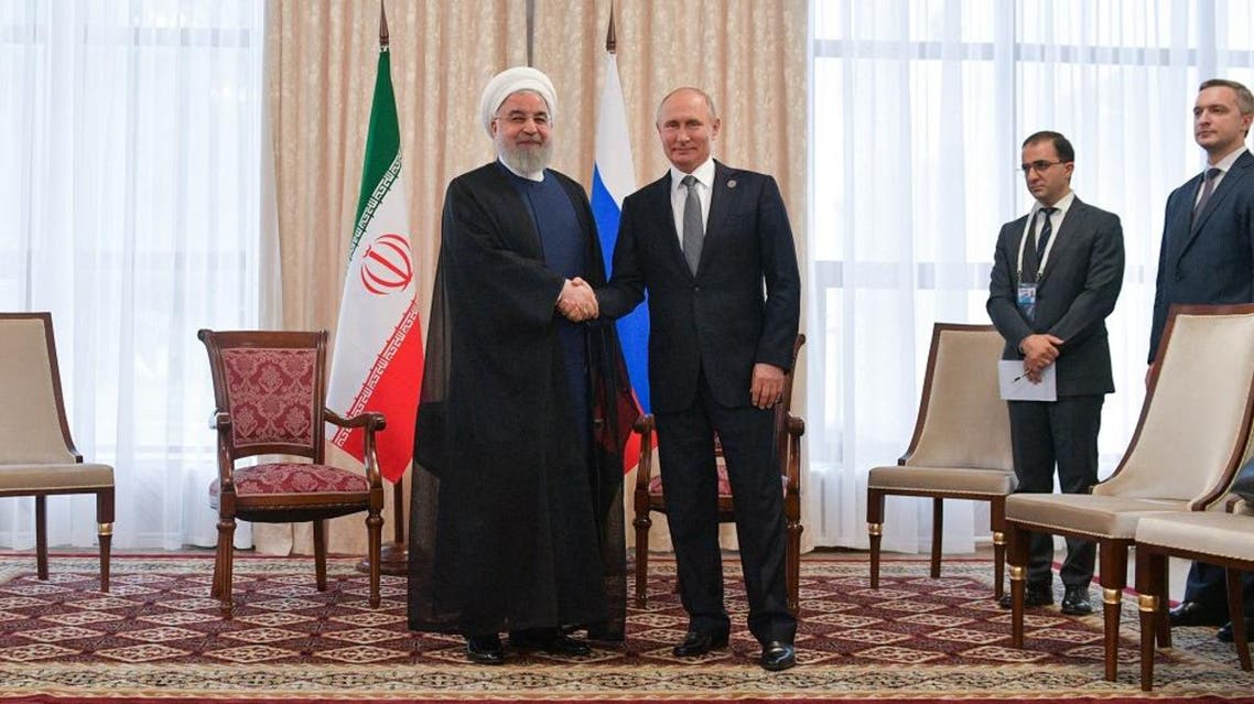 hassan rouhani and vladimit putin afp