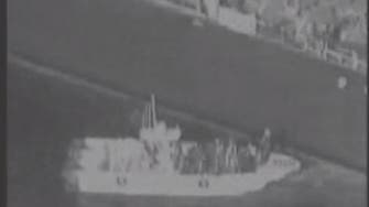 الجيش الأميركي ينشر فيديو لقارب إيراني قرب الناقلة اليابانية
