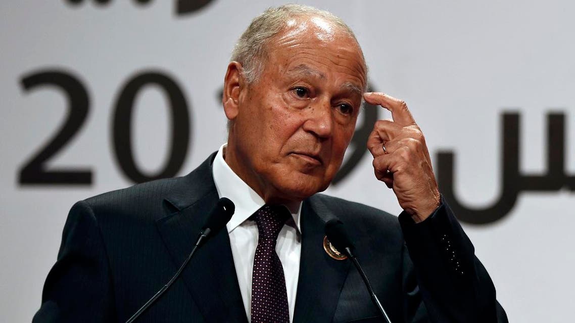 File photo of Arab League Secretary-General, Ahmed Aboul Gheit. (AP)