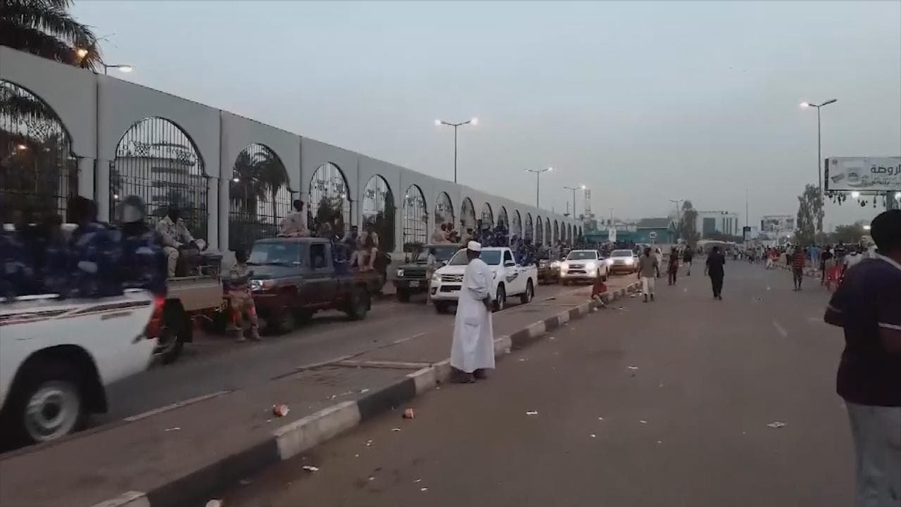 من منطقة الاعتصام