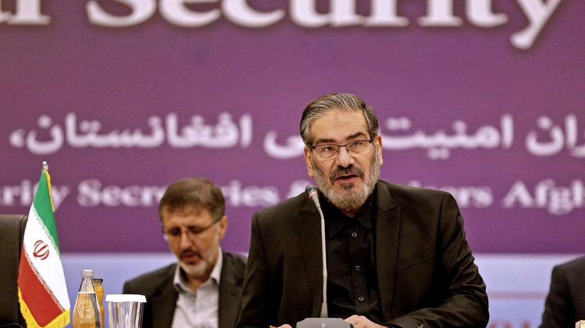 Ali Shamkhani, secretary of the Supreme National Security Council of Iran speaks during the first meeting of national security secretaries of Afghanistan, China, Iran, India and Russia, in the Iranian capital Tehran on September 26, 2018. ATTA KENARE / AFP